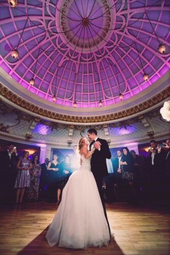 Bride + Groom first dance in the Dome Room
