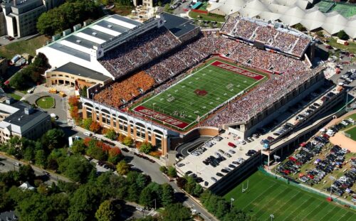 Alumni Stadium Football Game at Boston College