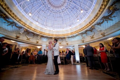 Bride + Groom first dance in Dome Room