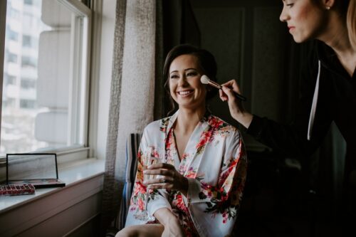 Bride + Makeup Artist