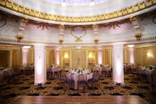 Dome Room set up for wedding reception