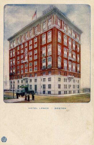 Postcard from 1901 Exterior of Lenox